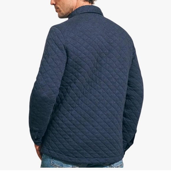 Faherty Epic Quilted Fleece CPO Shirt Jacket - Picture 3 of 15